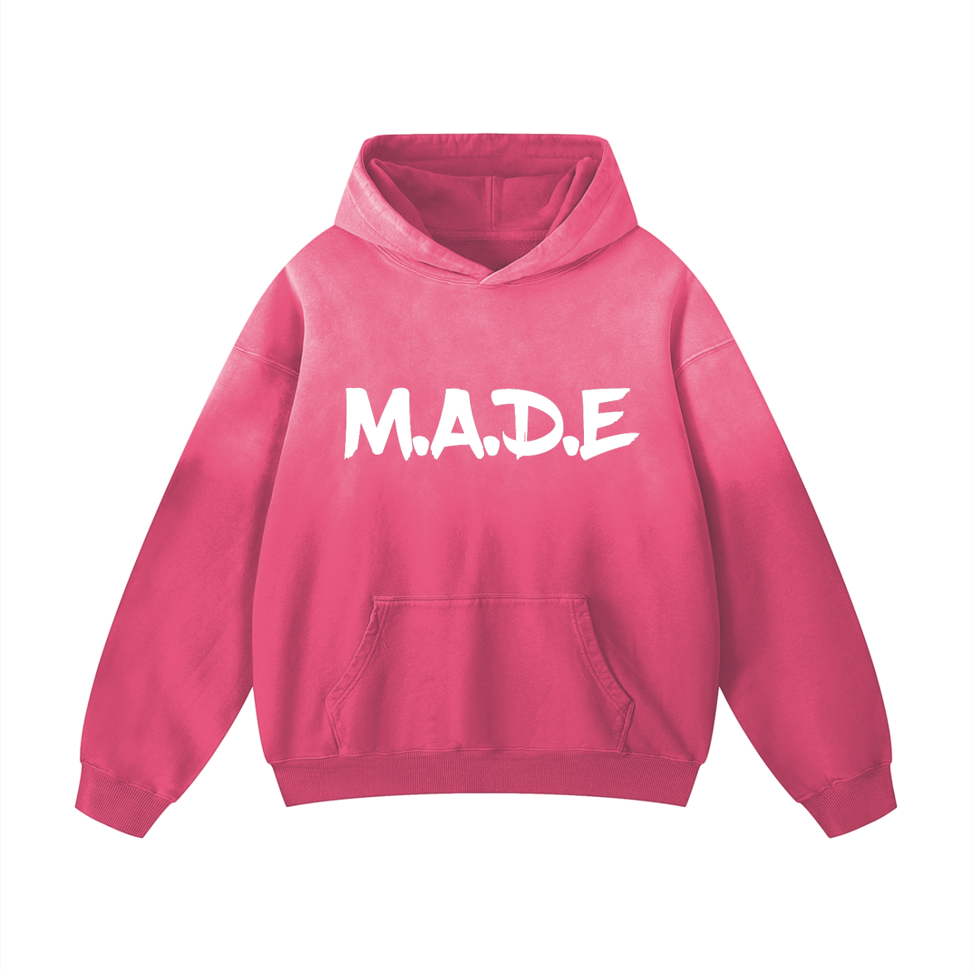 M.A.D.E- Pink Oversized Hoodie