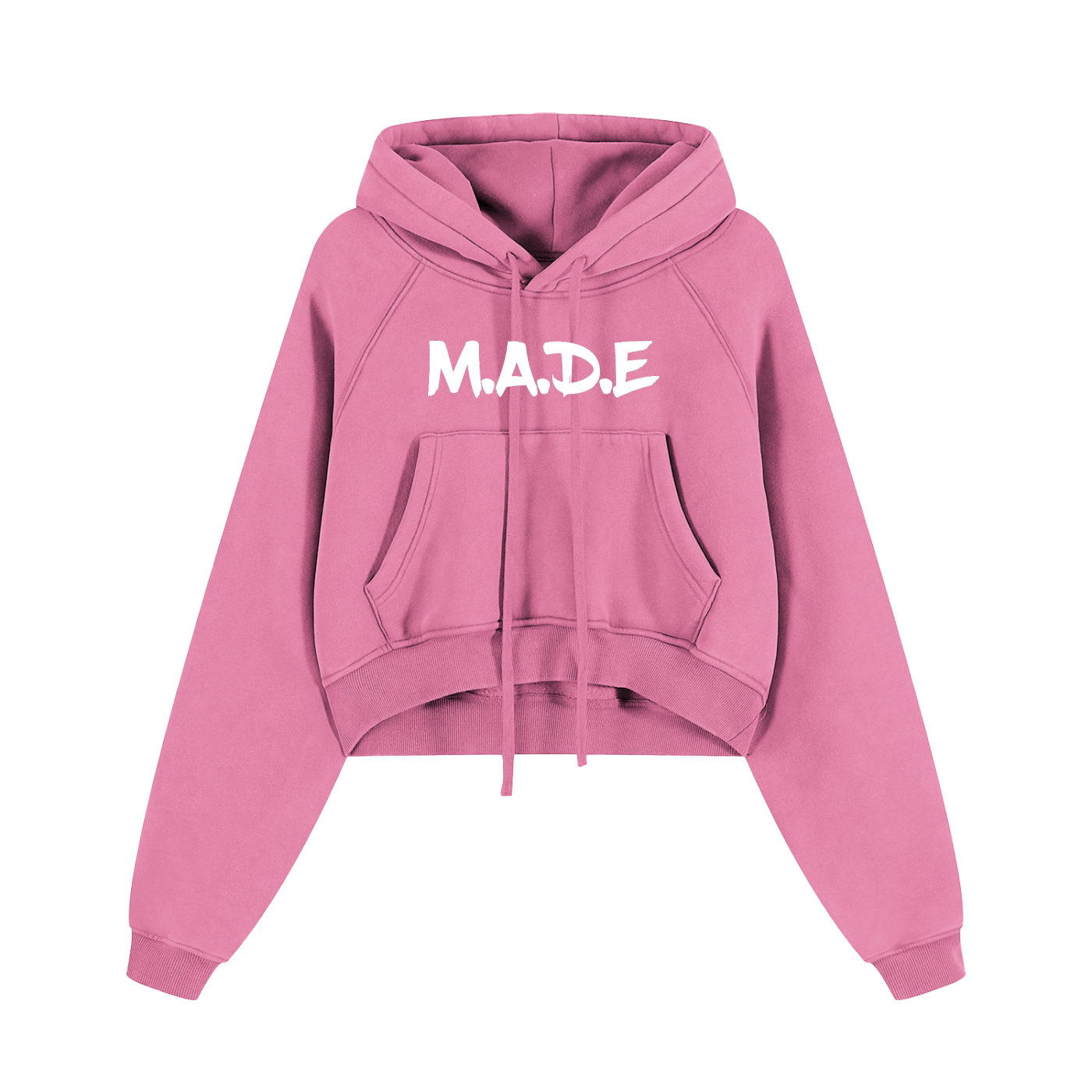 M.A.D.E- Women Cropped Hoodie