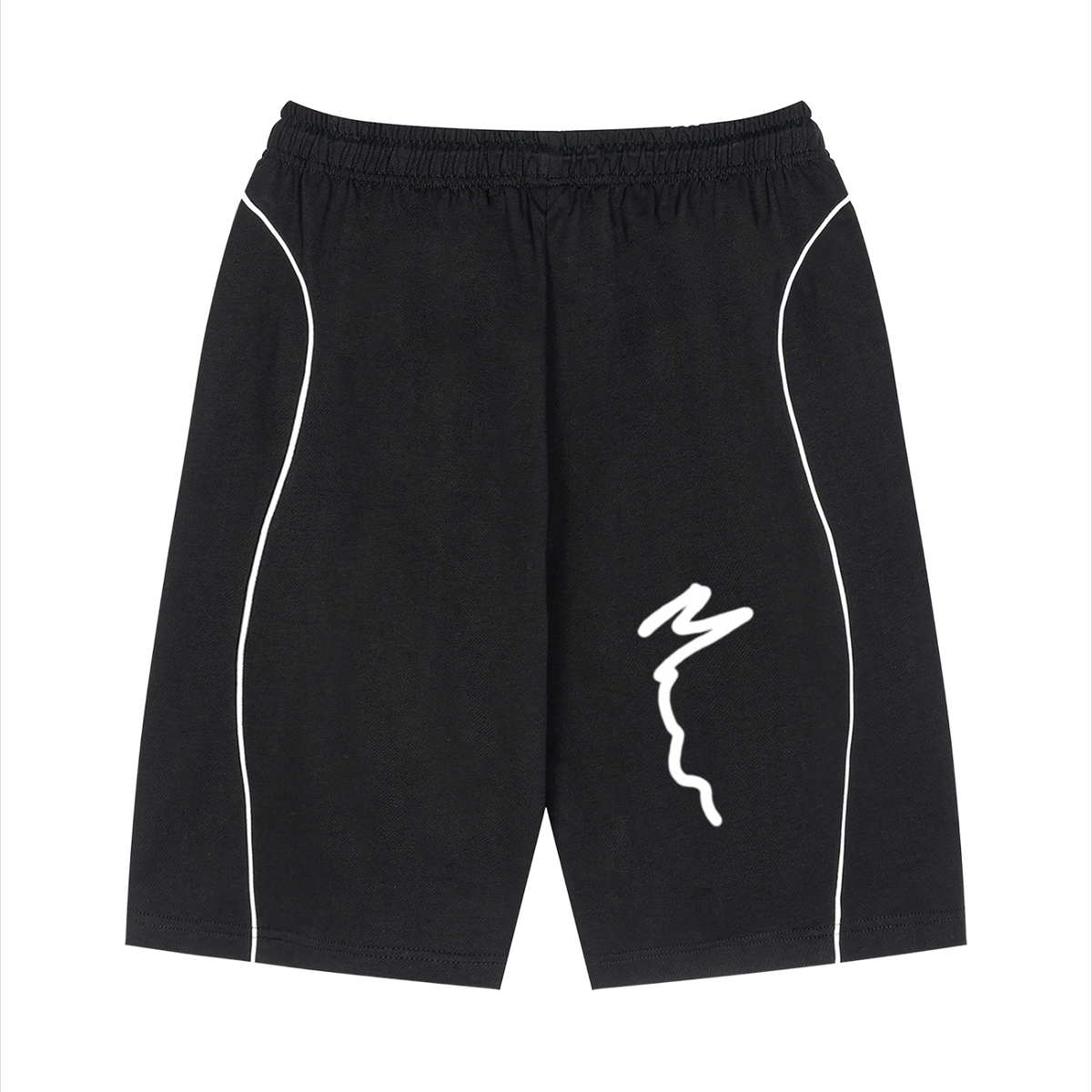 MarcBrad - Unisex Piping Drawstring Shorts