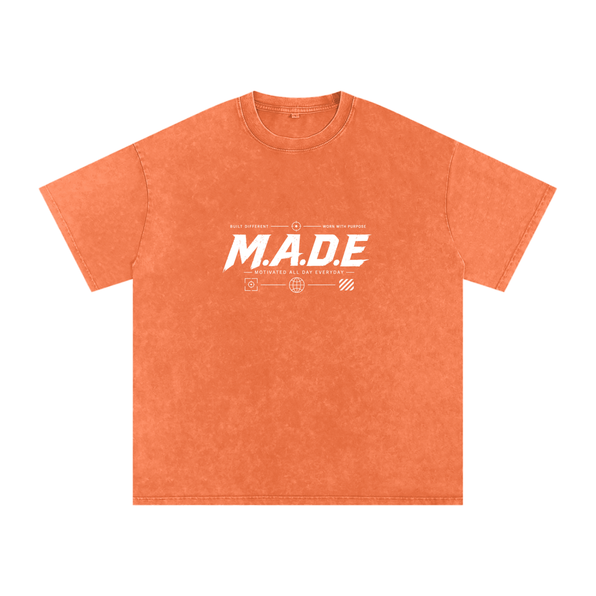 MarcBrad - Snow Washed Oversized Cotton T-Shirt