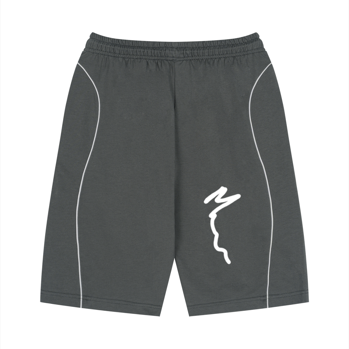 MarcBrad - Unisex Piping Drawstring Shorts